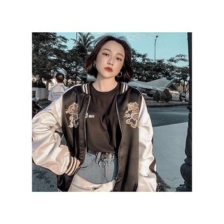 [SIÊU HOT] Áo Khoác Bomber In Rồng