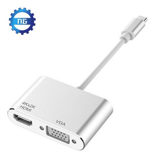 Cáp chuyển đổi từ usb type c sang hdmi vga