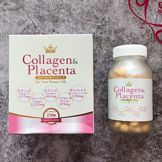 Viên Uống Hỗ Trợ Trắng Da Collagen Placenta 5 in 1 ( Date 2022)
