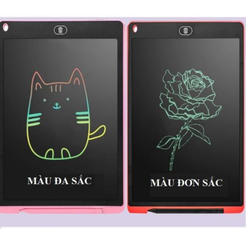 [Sale 45%] Bảng viết tự xóa bảng vẽ điện tử ĐA SẮC LCD thông minh