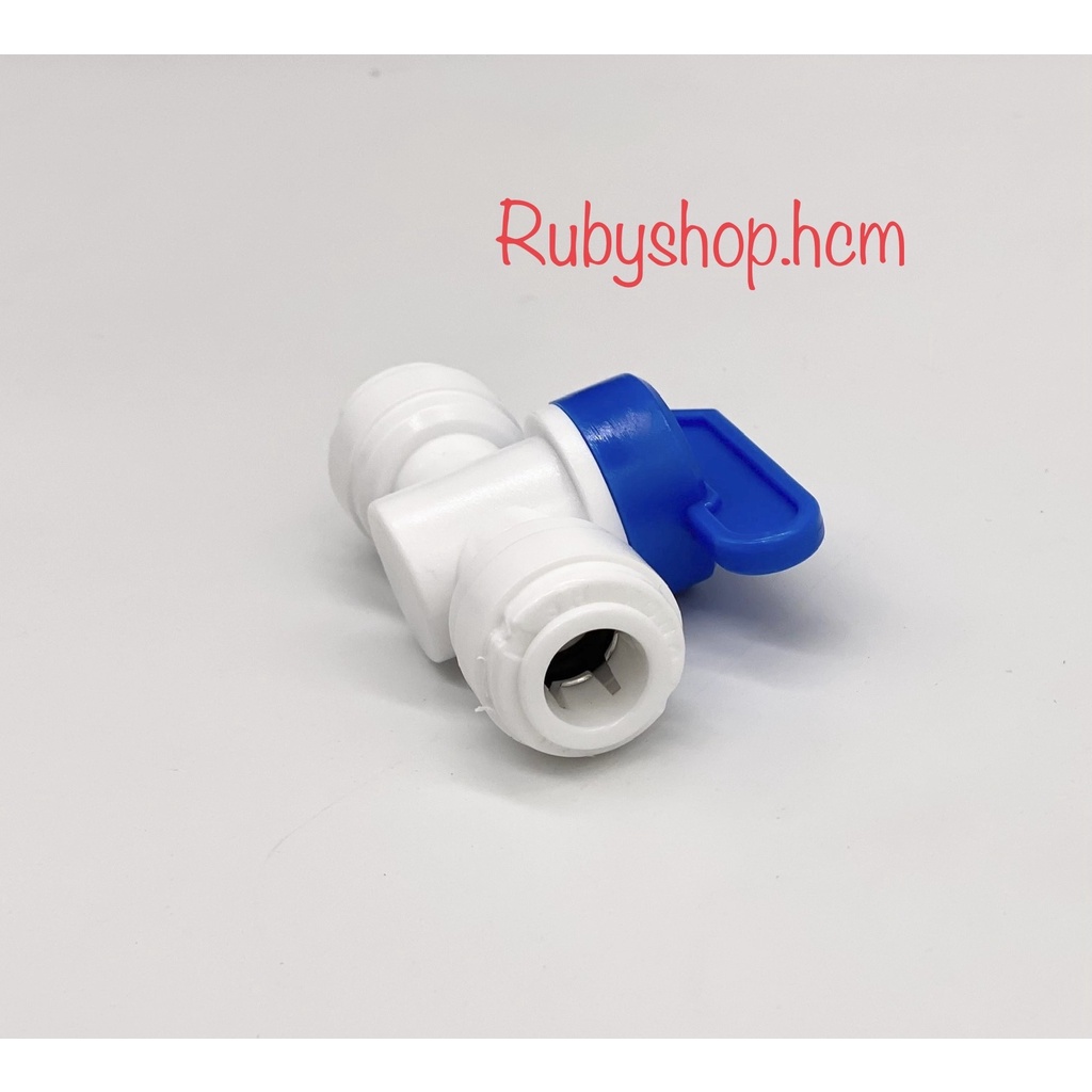 Van xả tay, van xả ngang máy lọc nước RO ra dây 6mm hoặc 10mm Rubyshop.hcm
