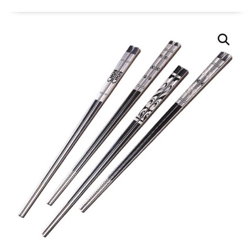 Đũa inox 304 cao cấp Hàn Quốc(Set 5 đôi