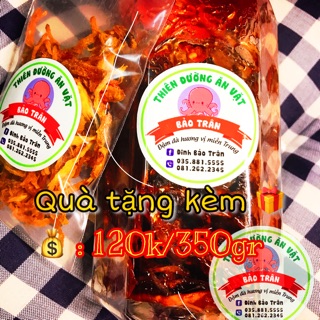 [350gr][Quà tặng kèm] Mực rim sa tế Bình Định- Bảo Trân