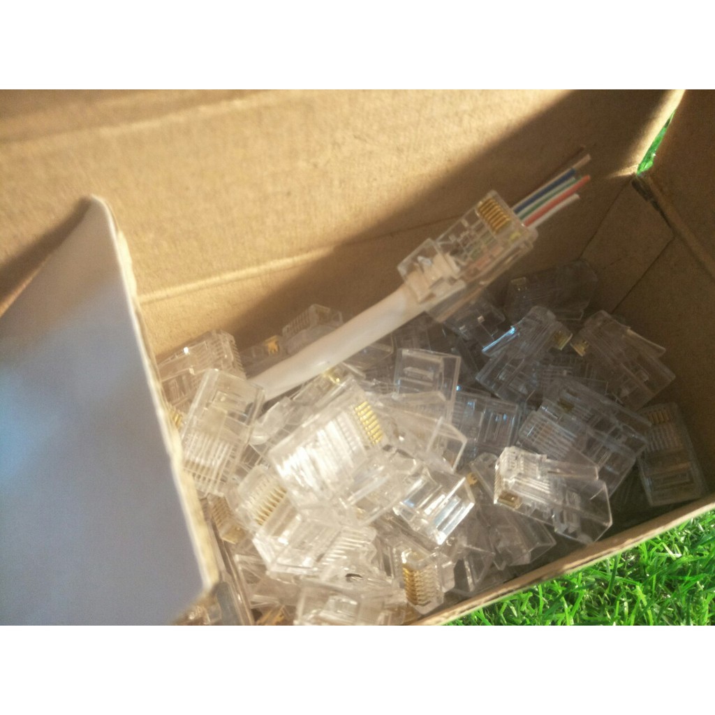 Hạt Mạng Xuyên Thấu RJ45 TPLINK Dùng Cho Cat5e, Cat6e