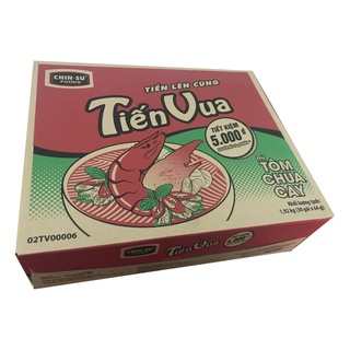 THÙNG 30 GÓI MÌ TIẾN VUA TÔM CHUA CAY ( 60 GRAM )