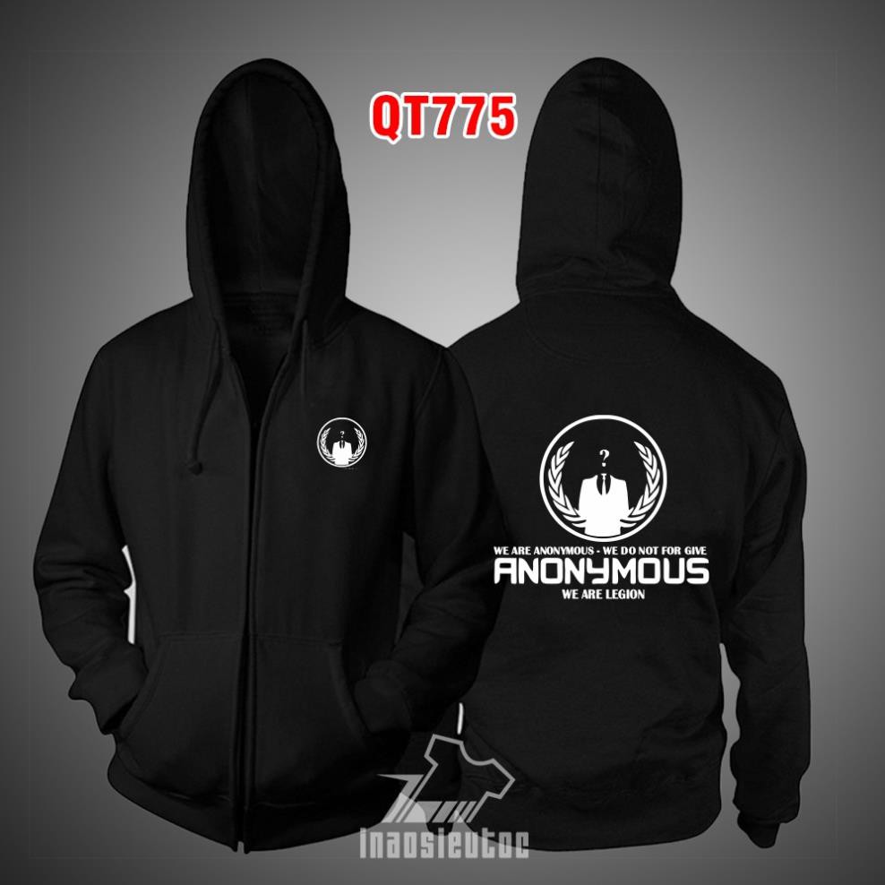 Áo khoác hacker Anonymous đẹp giá rẻ chất lượng