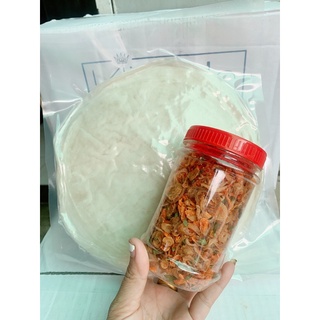 Combol set bánh tráng hành phi tép sấy