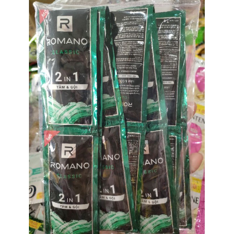 14 gói tắm gội 2in1 Romano