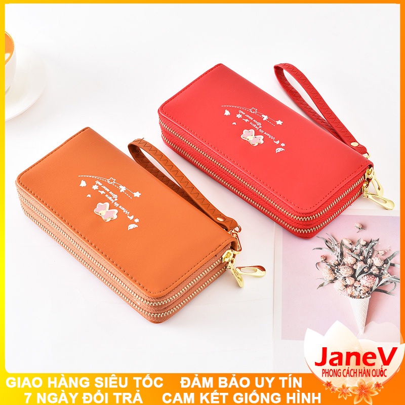 Ví Nữ Dài Cầm Tay Cao Cấp Sang Trọng Phong Cách Hàn Quốc TVNN400