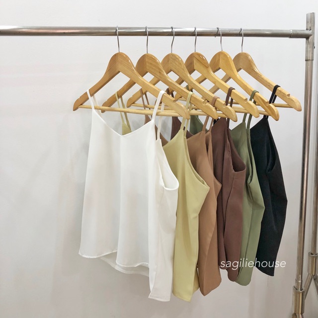 Áo 2 dây voan lụa (6 màu)