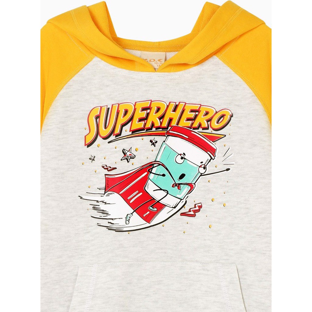 Áo hoodie bé trai dài tay Super Hero M.D.K - cá tính, thời trang