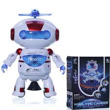 Rô bốt nhảy và phát sáng theo nhạc - Dance Robot xoay 360 độ thông minh