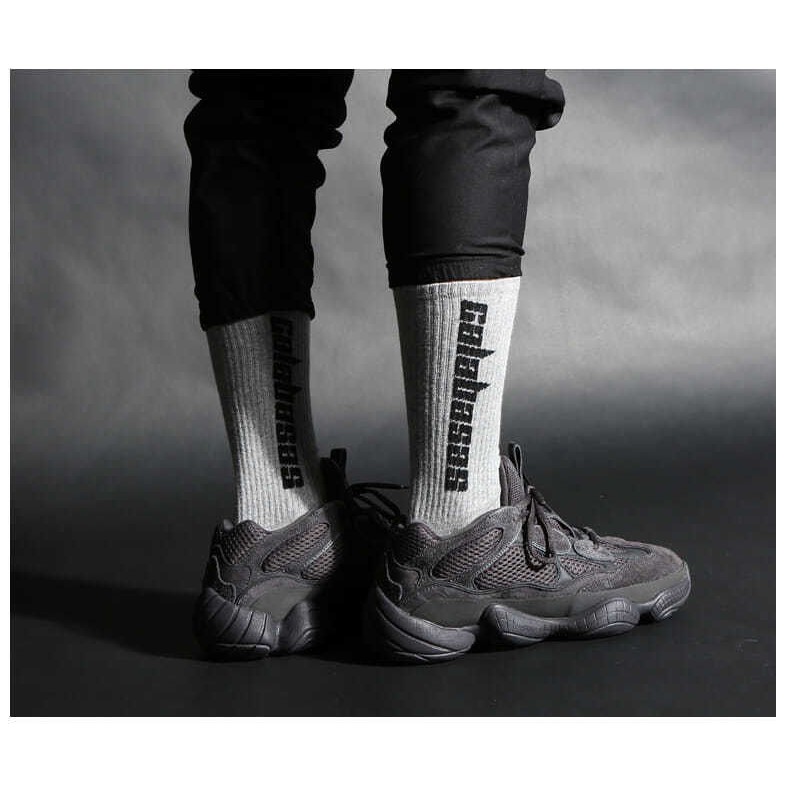 Long Tube Basketball Socks White Yeezy350 High-Cut Coconut Aj With Street Sports Men And Women Grandpa