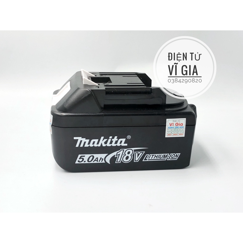 Pin Makita 18V nhận sạc adapter dùng cho máy 2 chân và 3 chân bảo hành 6 tháng