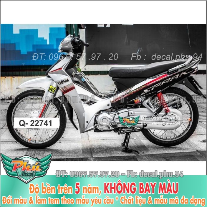 Tem rời Sirius Trắng Đen Spark (X) -1