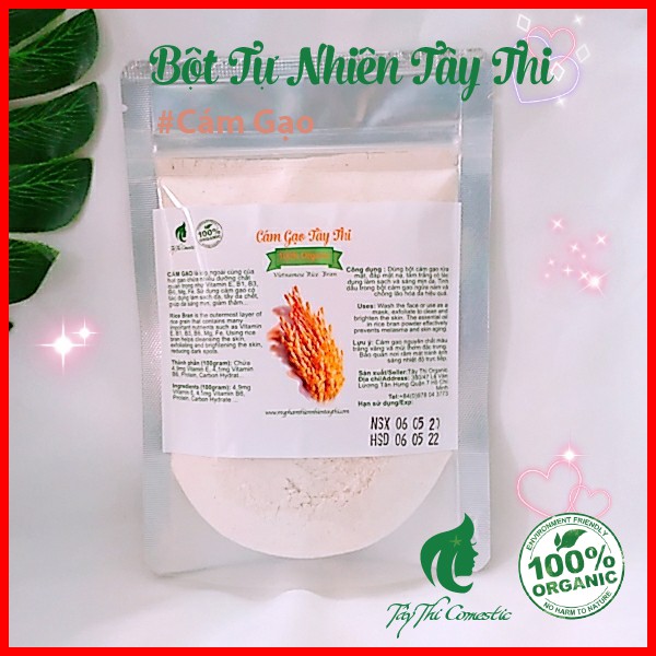 Bột Cám Gạo Nguyên Chất Tây Thi Gói 1Kg