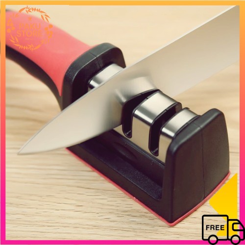  [ CHẤT LƯỢNG ] Dụng Cụ Mài Dao, Đồ Làm Sắc Dao Ba Rãnh Đa Năng Sharpener