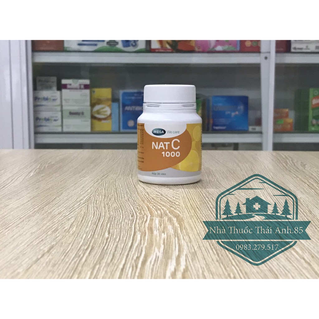 Nat C 1000 - Bổ Sung Vitamin C Tăng Sức Đề Kháng
