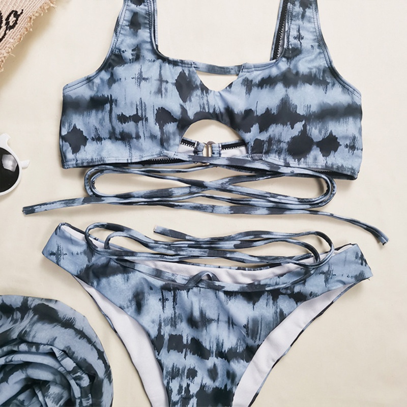 Bộ bikini 3 mảnh buộc dây gợi cảm cho nữ