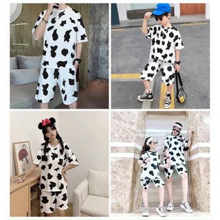 Đồ Bộ Bò Sữa Gia Đình Siêu HOT