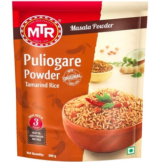 Mtr puliogare powder tamarind rice - bột gia vị me ấn độ 200g