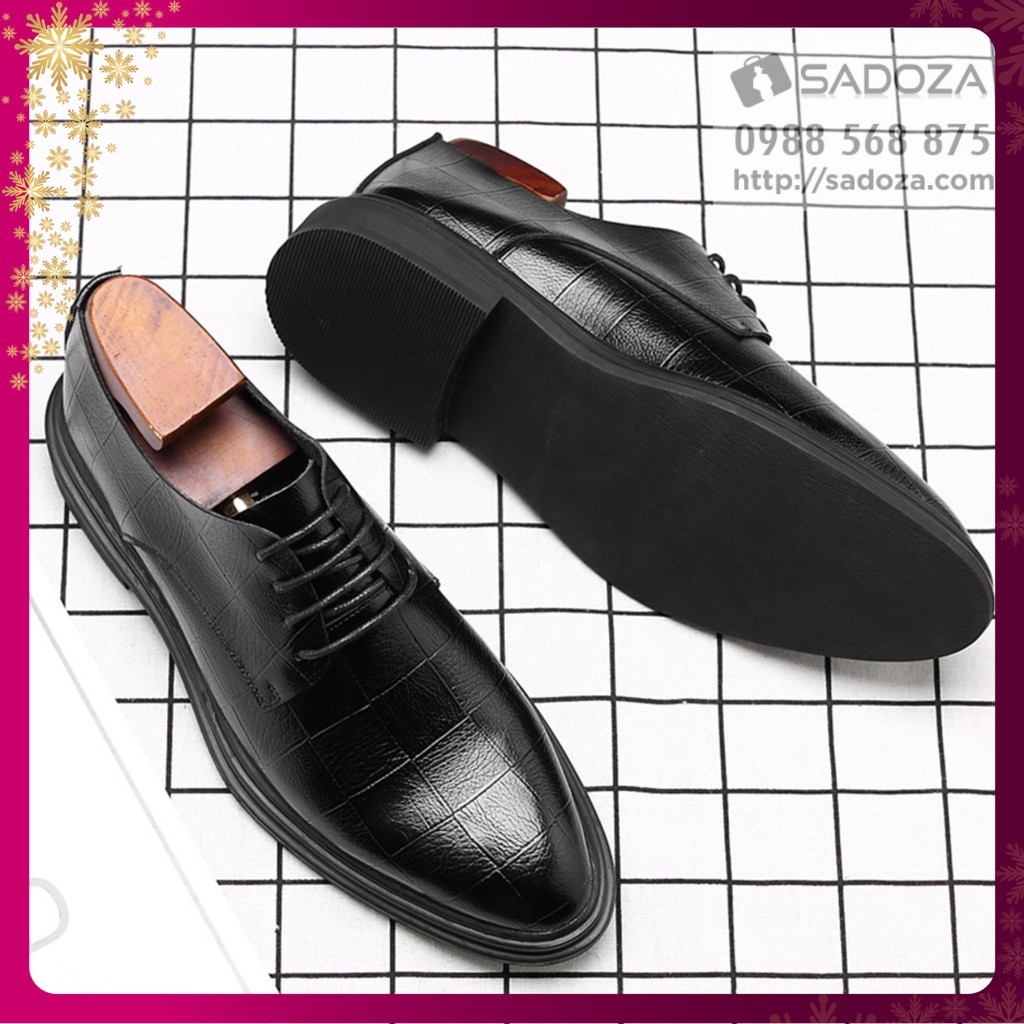 Giày Da Nam - FREESHIP - Giày Nam Công Sở Quý Ông Hiện Đại GD90 | BigBuy360 - bigbuy360.vn