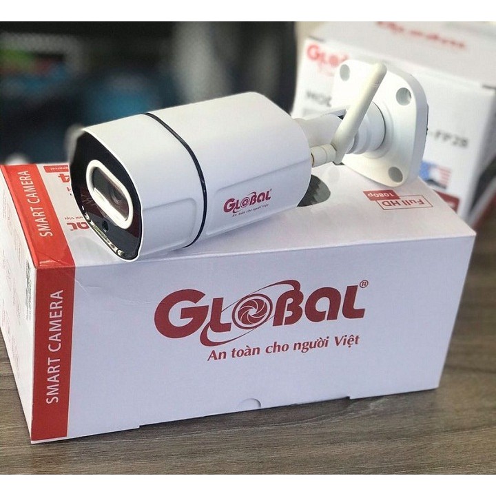 Camera ngoài trời Global IOT-04 1080p Full HD có tích hợp báo động - Hàng chính hãng