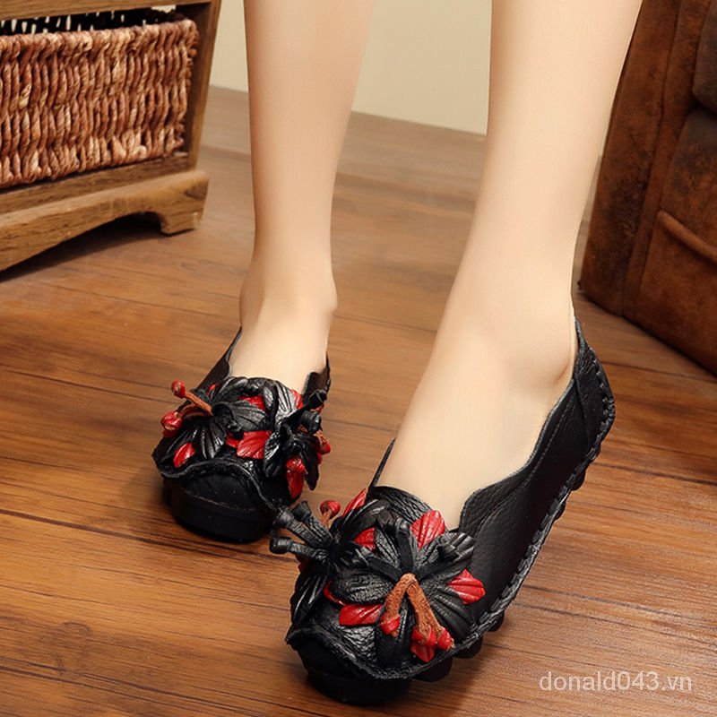 Giày Búp Bê Đính Hoa Thời Trang Nữ Tính | BigBuy360 - bigbuy360.vn