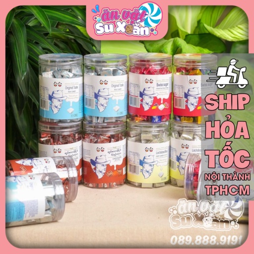 Kẹo ông già Đài Loan Ăn Vặt Su Xoắn