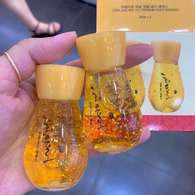 Set 2 Chai Tinh Chất Vàng Lebelage Heeyul Premium Gold Essence 30ml