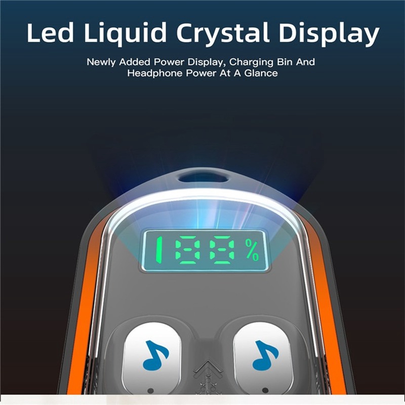 Tai nghe không dây thể thao X21S Bluetooth 5.0 có hộp sạc tiện lợi | BigBuy360 - bigbuy360.vn