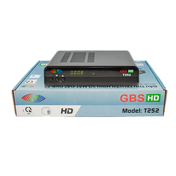 Đầu thu kỹ thuật số DVB T2 GBS HD T252 xem hai kênh cùng lúc