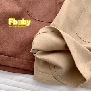 Quần Short kaki Linen bé trai
