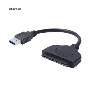Dây cáp chuyển đổi USB 3.0 sang SATA 7 + 15 Pin cho ổ cứng HDD Laptop