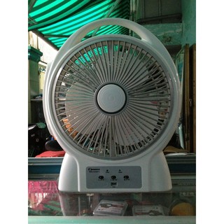 Quạt sạc có đèn Sunmax GFR12B2