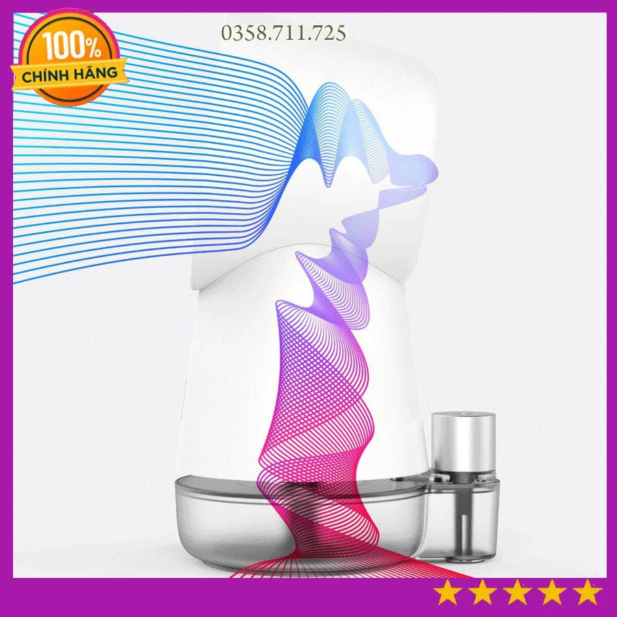 Máy phun sương ion âm trung hòa bụi không khí, máy xông tinh dầu có đèn ngủ hiện đại