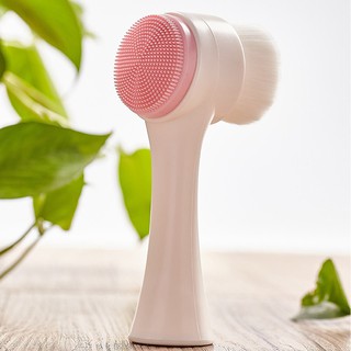 Cọ Rửa Mặt 3D 2 Đầu