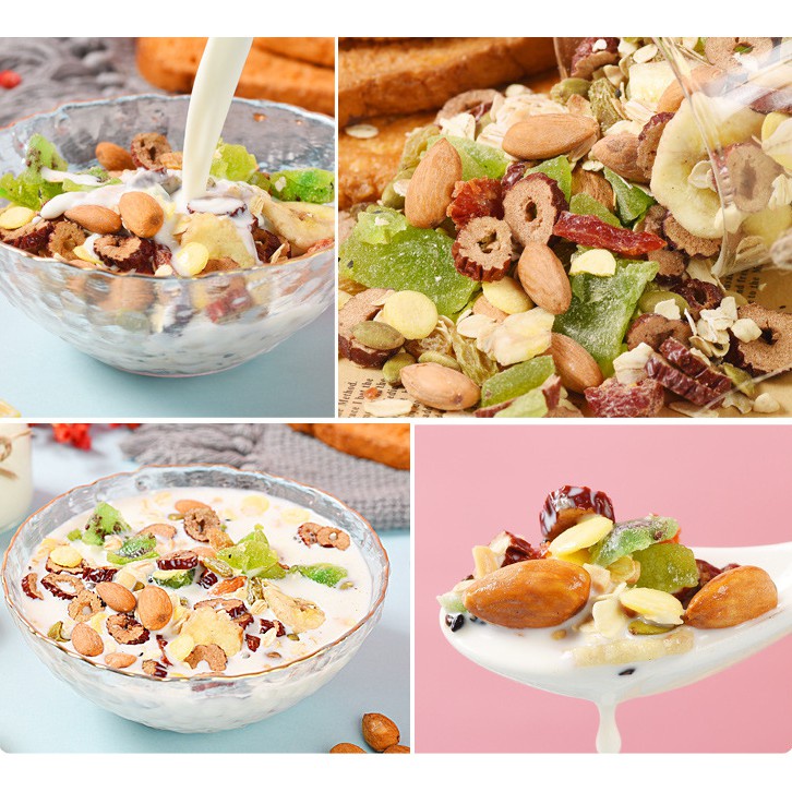 NGŨ CỐC SỮA CHUA ĂN KIÊNG,NGŨ CỐC HOA QUẢ,NGŨ CỐC MIX HẠT SIÊU THƠM NGON