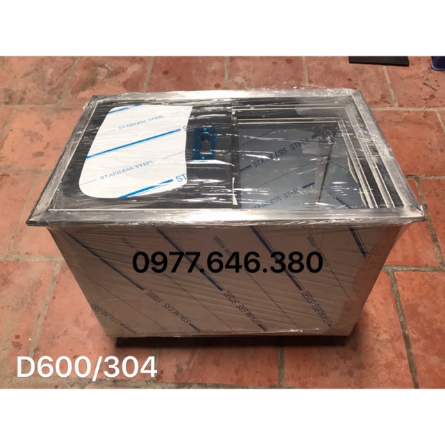 Thùng đá âm inox D600 inox 304-201 hàng có sẵn