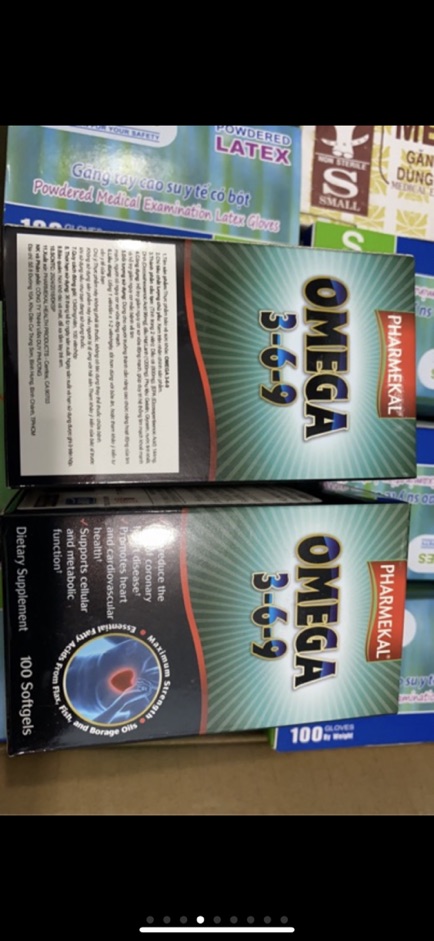 [ Chính Hãng ] Viên uống Viên Dầu Cá Omega 369 Pharmekal, Chai 100 viên