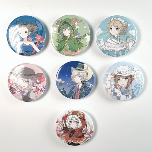 Huy hiệu cài áo in hình Identity V Nhân Cách Thứ Năm game anime chibi dễ thương xinh xắn m02