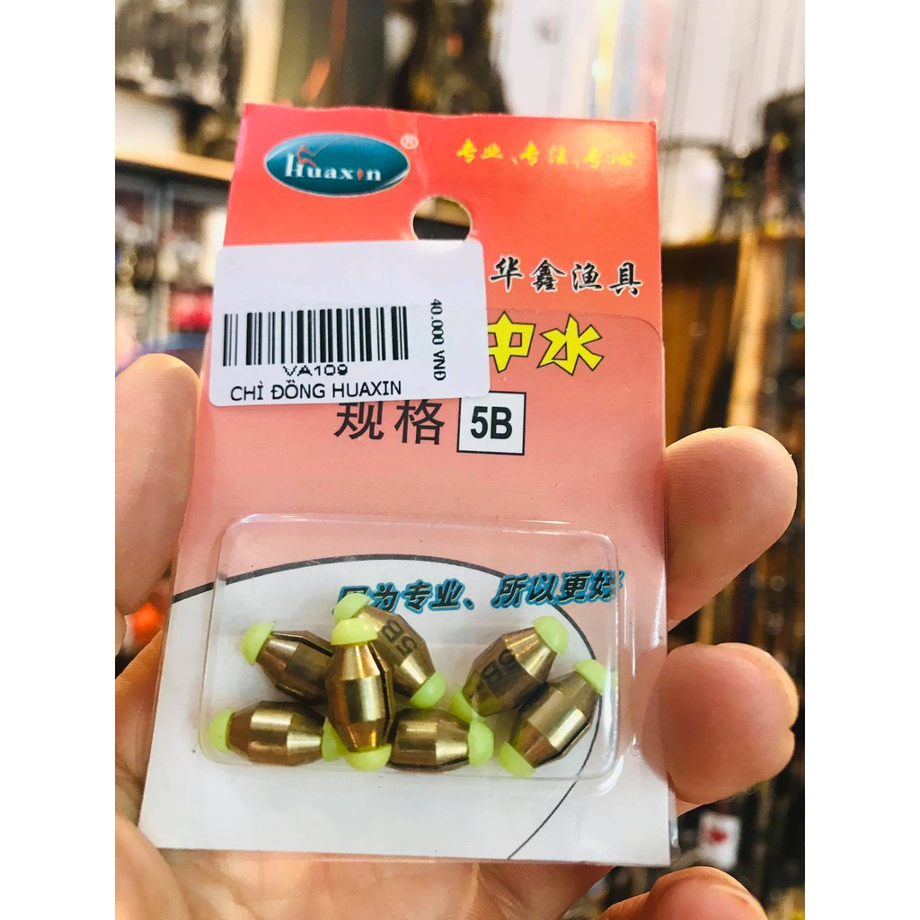 Chì đồng huaxin chì câu cá chì kẹp