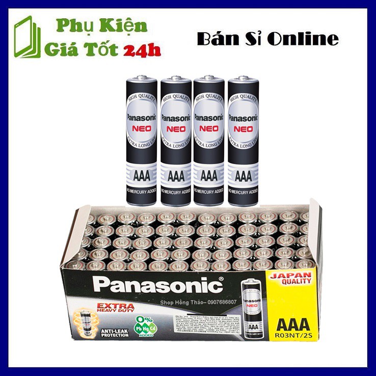 Hộp 60 Viên Pin AAA Panasonic R03NT/2S