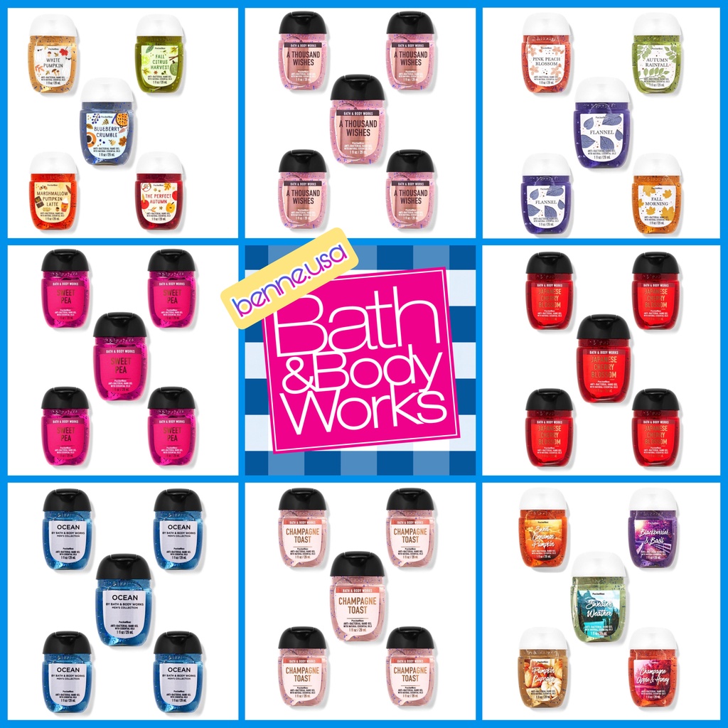 Gel Rửa Tay Khô Bath and Body Works Hand Sanitizer BBW 29 ml / 225 mL của Mỹ dành cho Nam & Nữ
