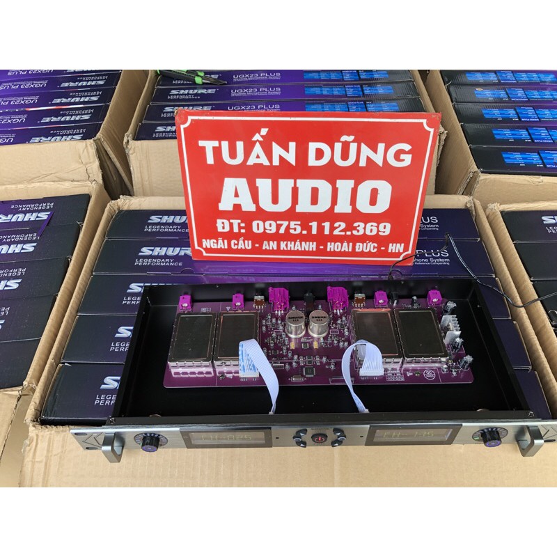 Micro ko dây shure ugx23 plus loại 1  BẢO HÀNH 12 THÁNG