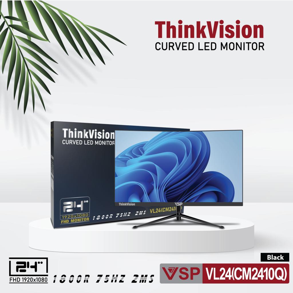 Màn hình cong 24 inch VSP THINKVISION VL24 (Black- White)