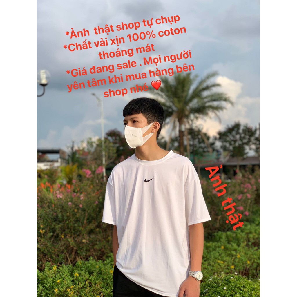 Áo thun nike tick thêu (tick thêu xịn) chất liệu cotton hàng chính hãng - SHOP Q&V | BigBuy360 - bigbuy360.vn