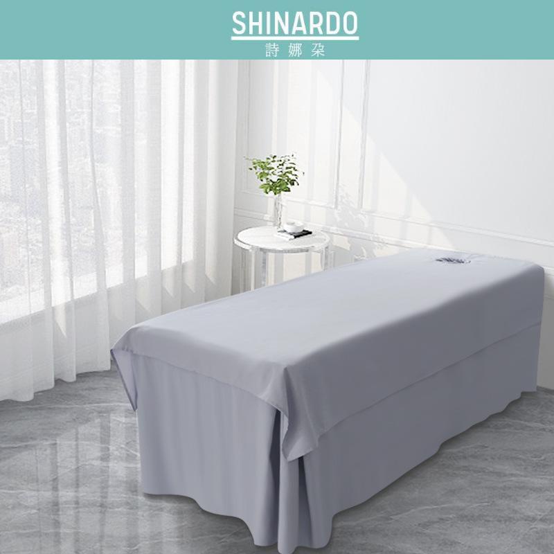 SHINARDO Corduroy Cotton Beauty Bed Sheet Màu Trơn Lỗ Làm Đẹp Bed Sheet Beauty Salon Bed Sheet Chống