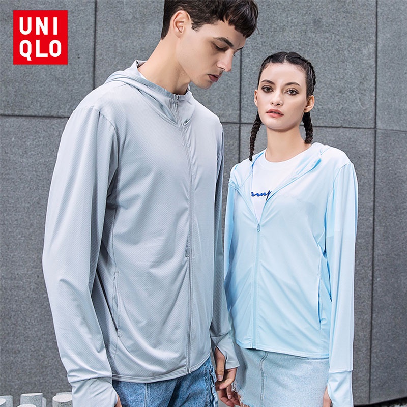 Áo Khoác Hoodie Thể Thao Tay Dài Chống Tia UV Thoáng Khí Thời Trang Cho Nam