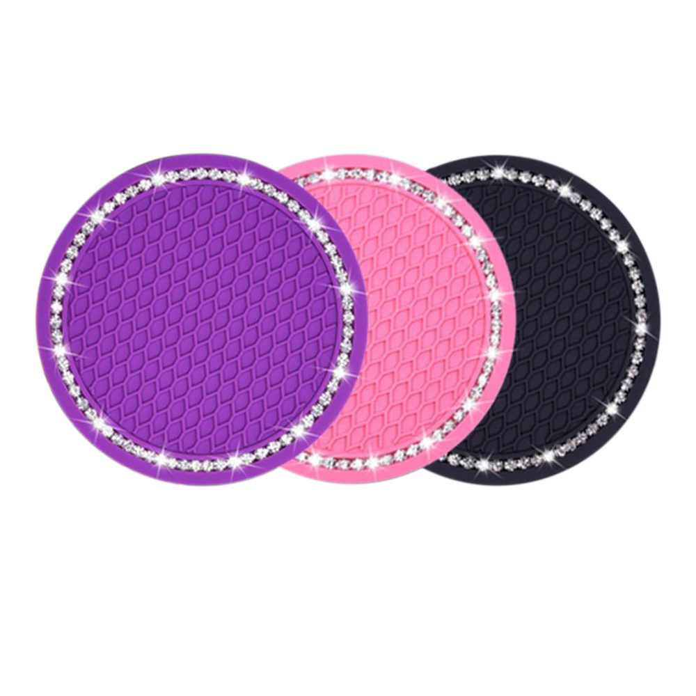 Giá Đỡ Bình Nước Bằng Silica Gel Chống Trượt Chống Thấm Nước Trang Trí Nội Thất Xe Hơi